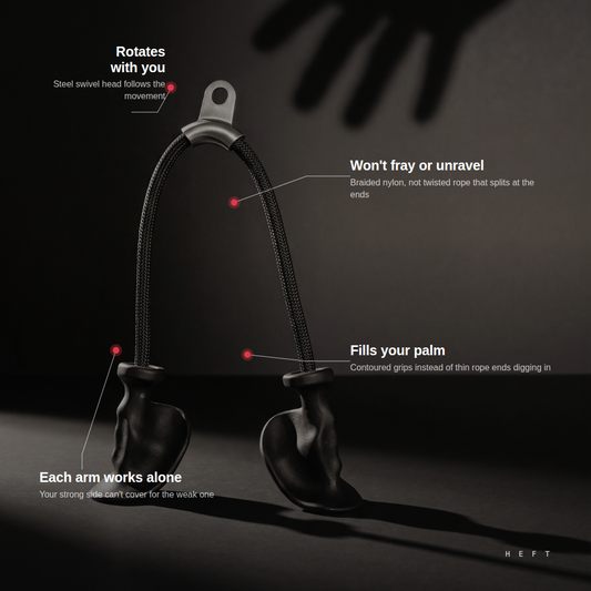 The Split - Dual Grip Cable Handle.